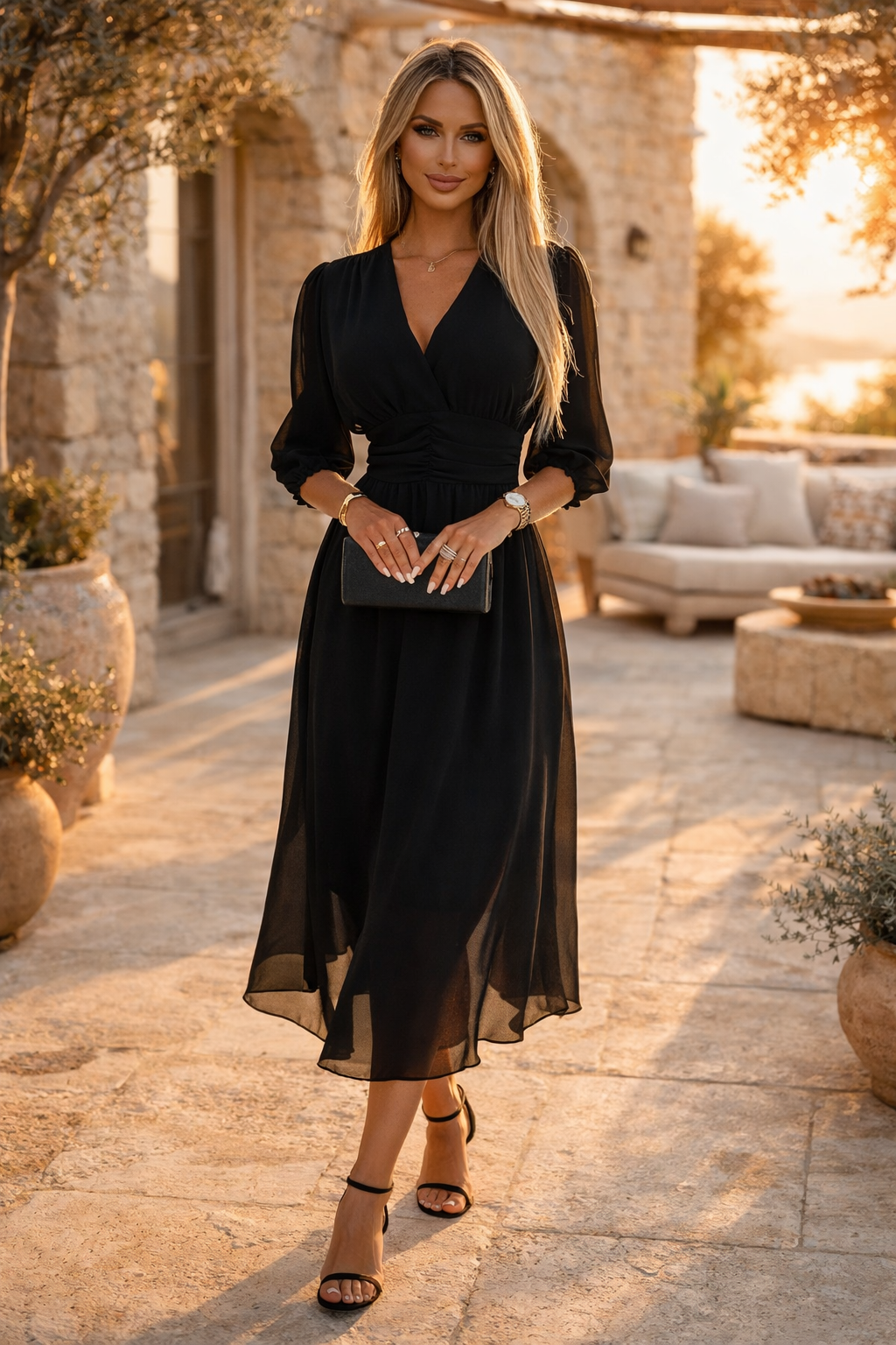 Liana Celani™ Abito estivo elegante per ogni giorno