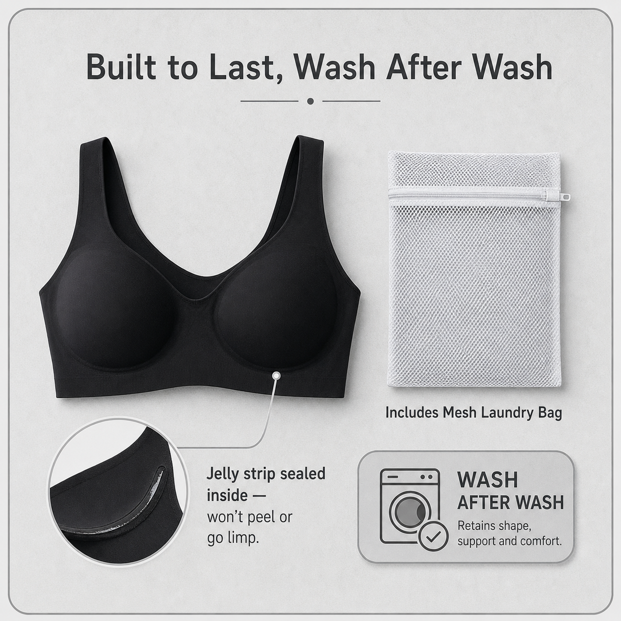 Liftella™ Reggiseno senza cuciture per un sostegno invisibile sotto qualsiasi outfit