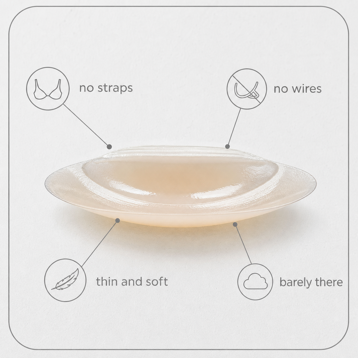 LiftLuxe Prime™ Copricopezzoli invisibili per un comfort impeccabile
