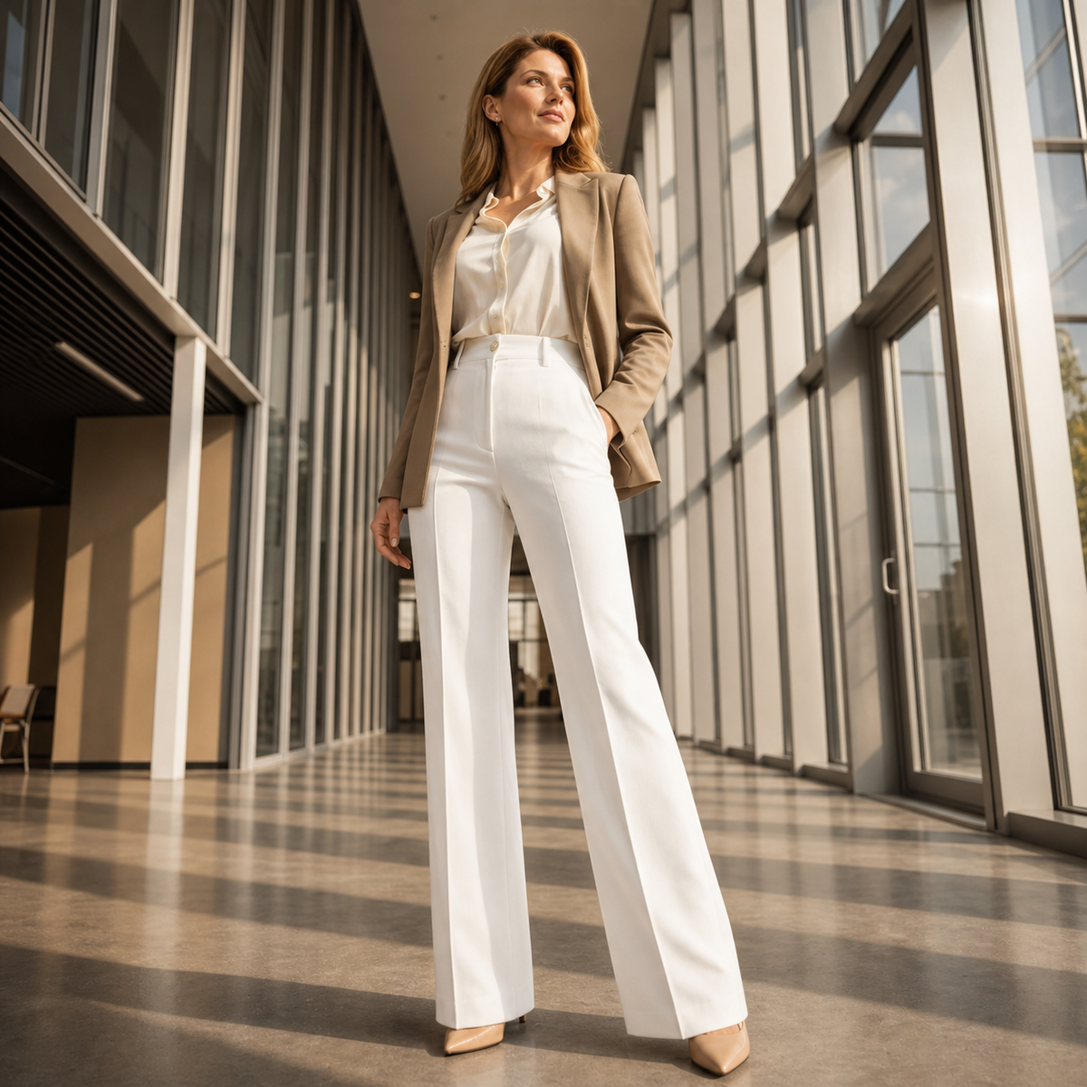 Lorenza Fantuzzi™ Pantaloni sartoriali che valorizzano la silhouette per uno stile senza sforzo