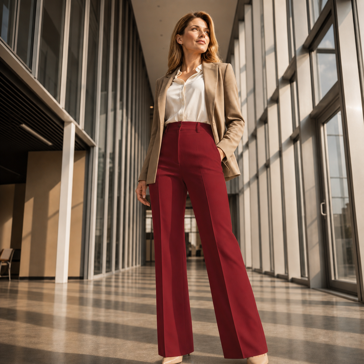 Lorenza Fantuzzi™ Pantaloni sartoriali che valorizzano la silhouette per uno stile senza sforzo