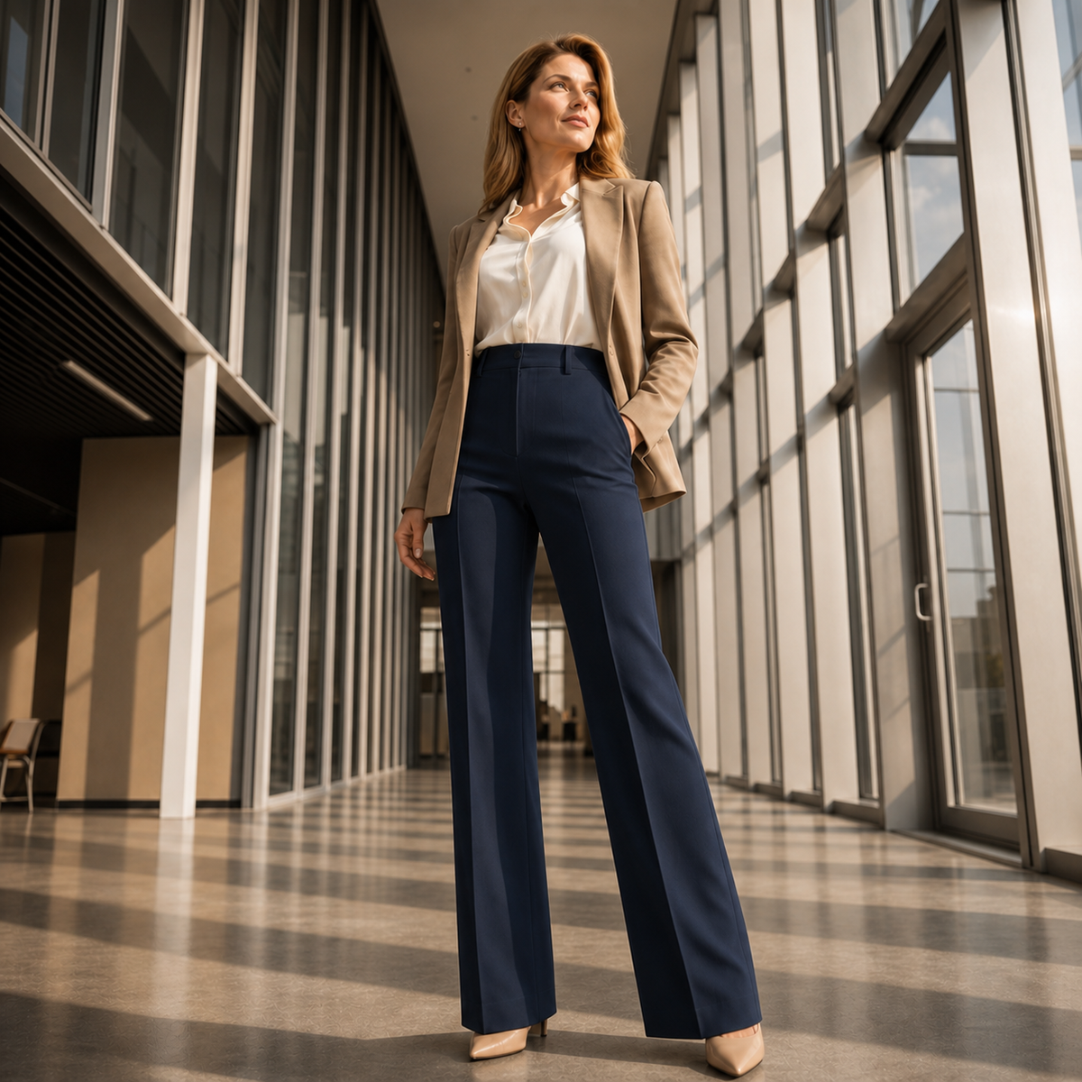Lorenza Fantuzzi™ Pantaloni sartoriali che valorizzano la silhouette per uno stile senza sforzo