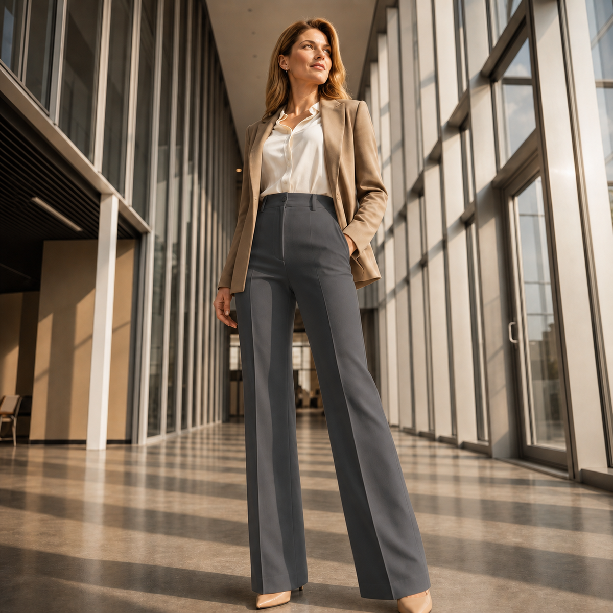 Lorenza Fantuzzi™ Pantaloni sartoriali che valorizzano la silhouette per uno stile senza sforzo