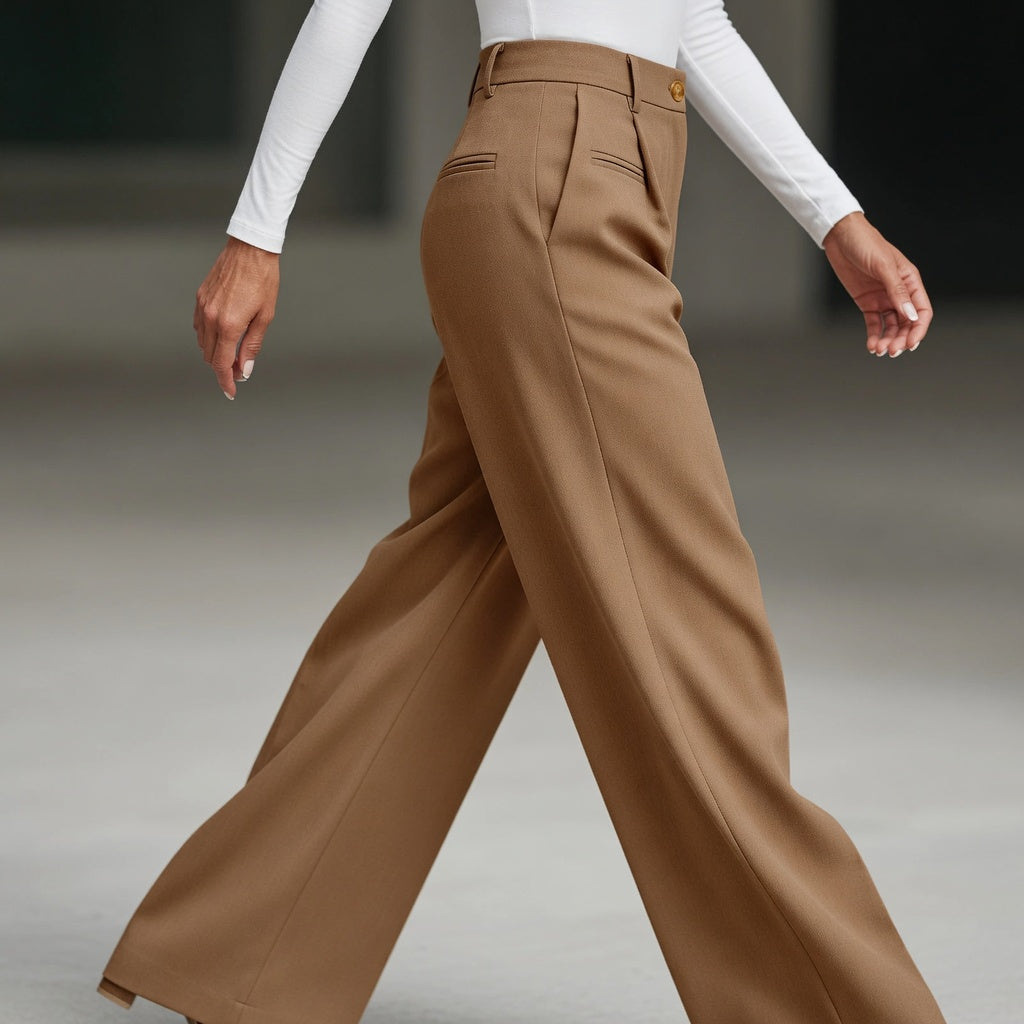 Luana Cilento™ Pantaloni a gamba larga eleganti per il massimo comfort