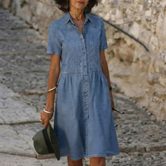 Lucia Riva™ Abito in denim perfetto per ogni giorno