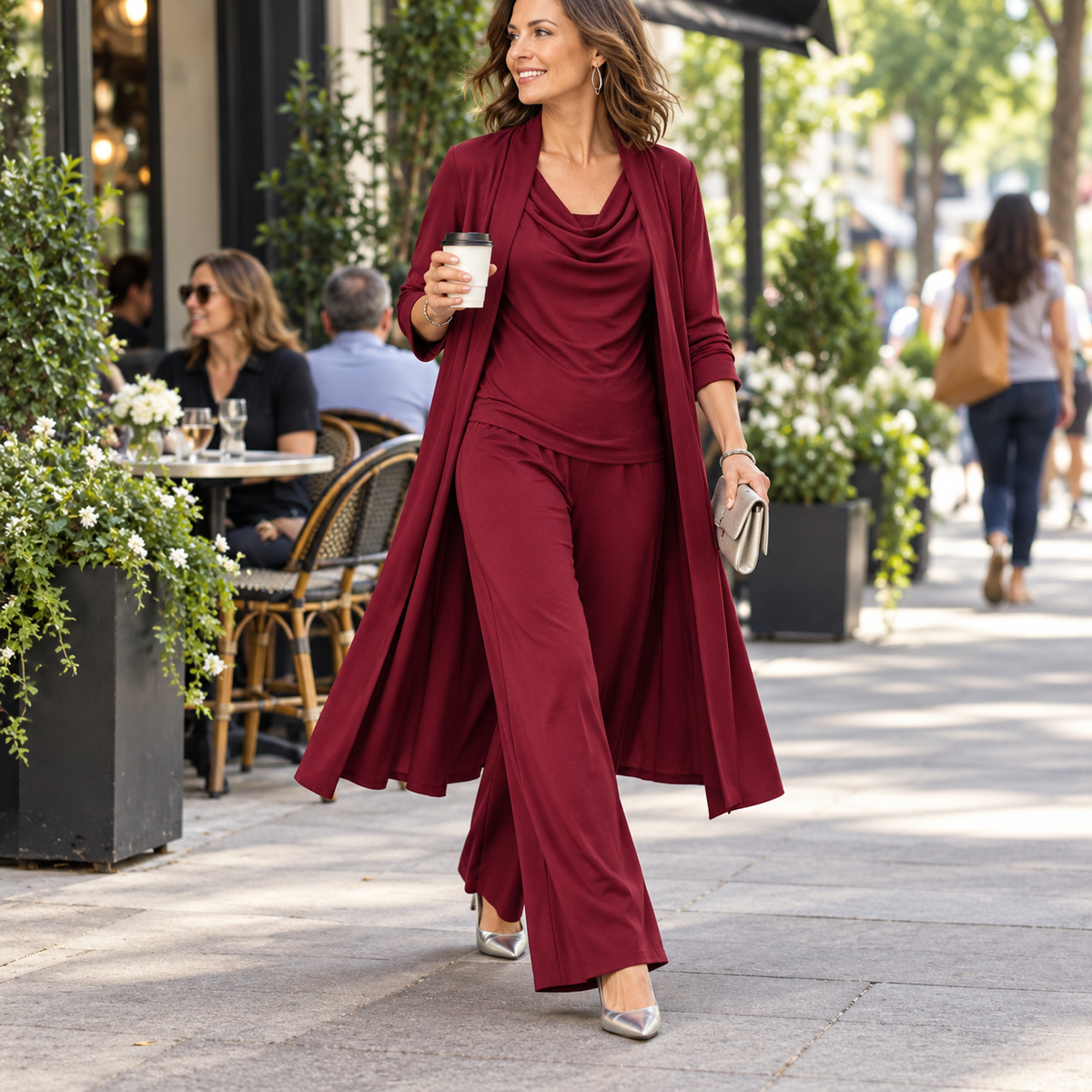 Lucrezia Giacomelli™ Elegante set da 3 pezzi per il comfort quotidiano
