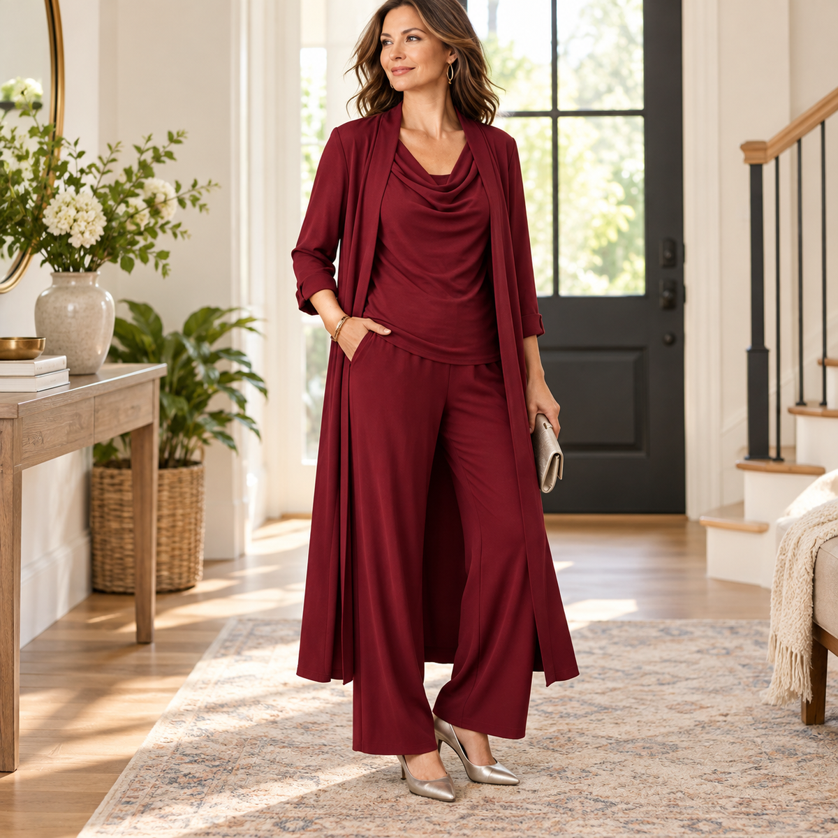 Lucrezia Giacomelli™ Elegante set da 3 pezzi per il comfort quotidiano