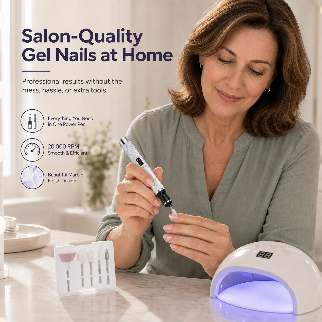 Lumériça™ Sistema manicure all-in-one a penna