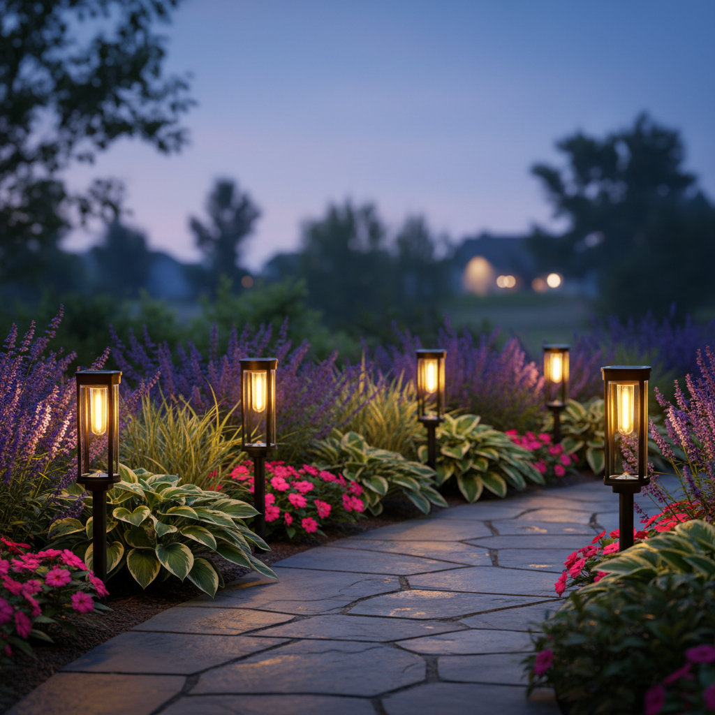 LumiPath Pro™ Luci solari decorative da giardino per vialetti