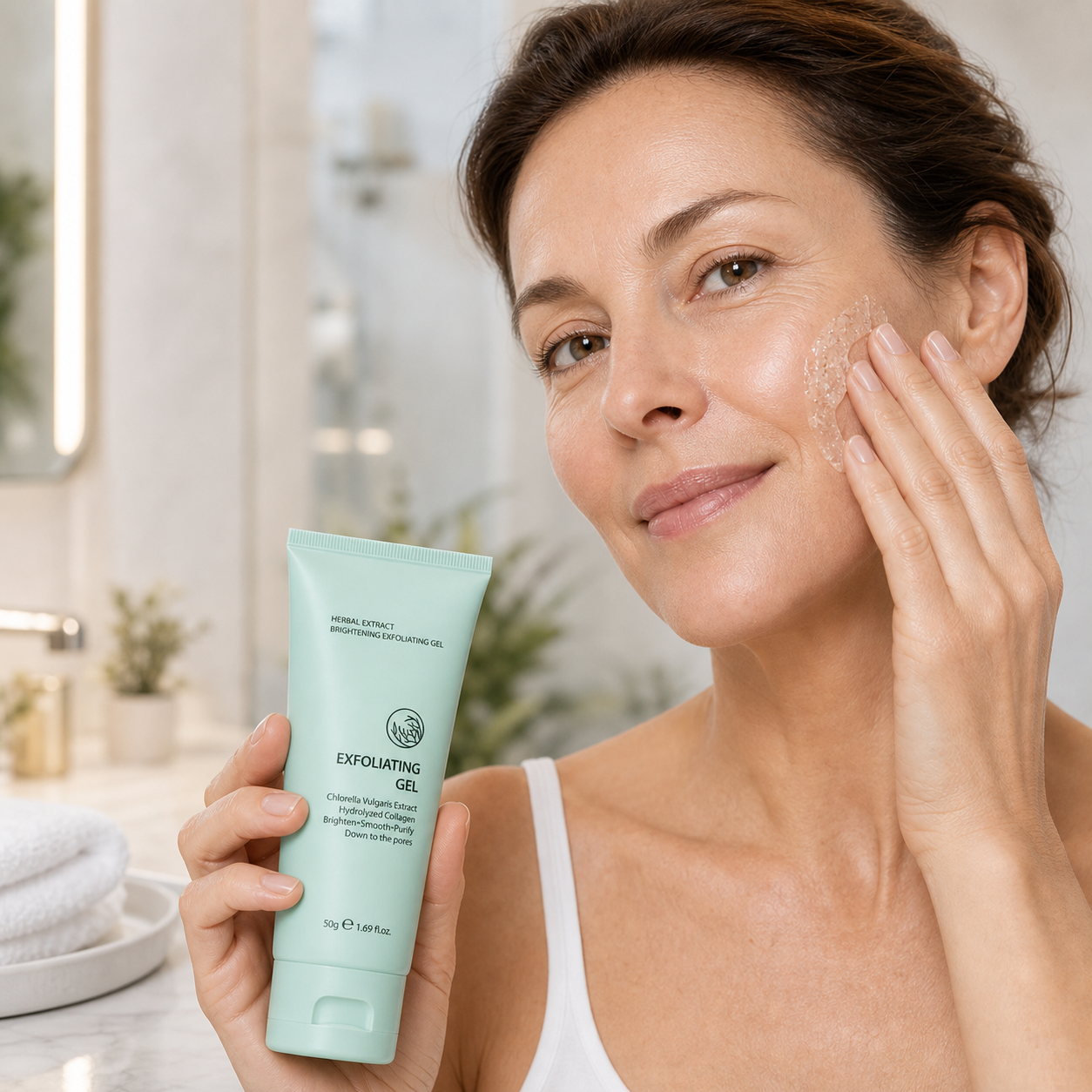 Lumivané™ Gel esfoliante illuminante per una pelle radiosa
