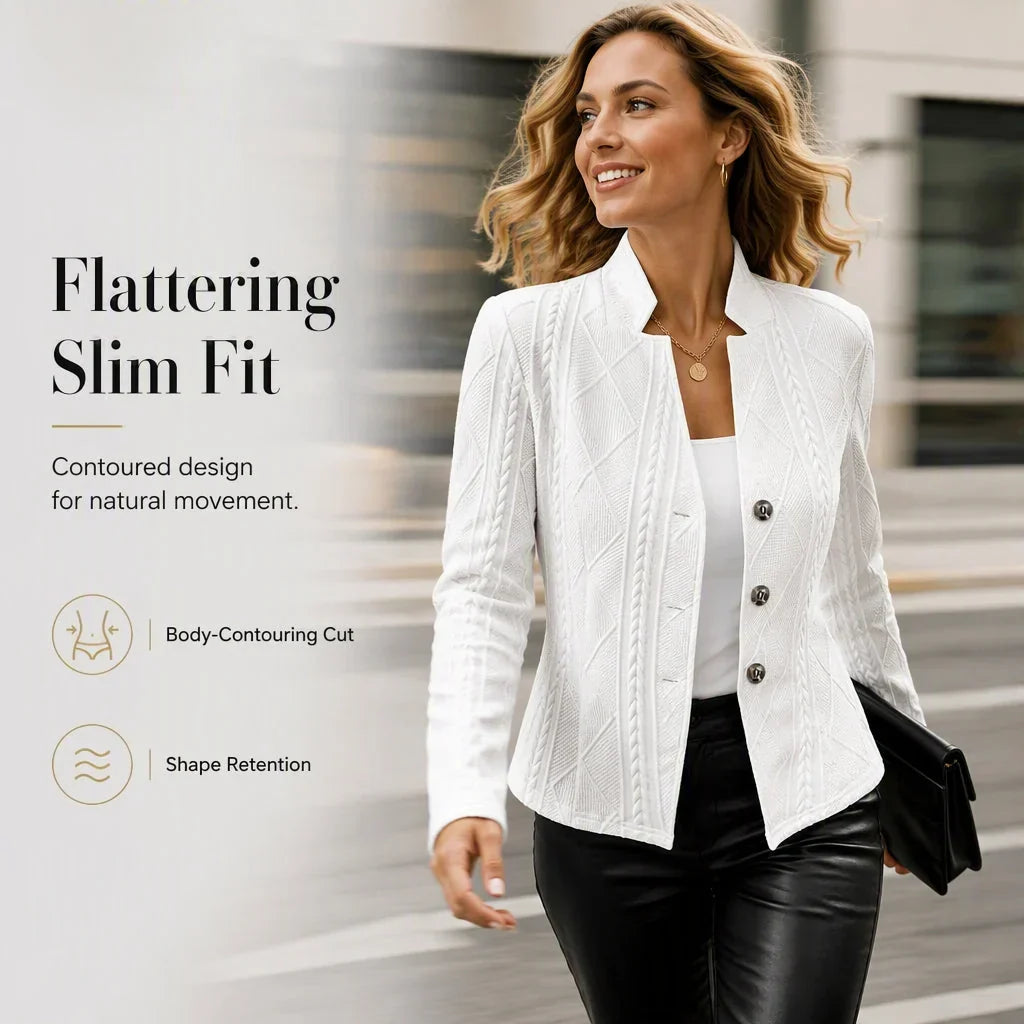 Manuela Benigni™ Blazer sartoriale da ufficio a sera