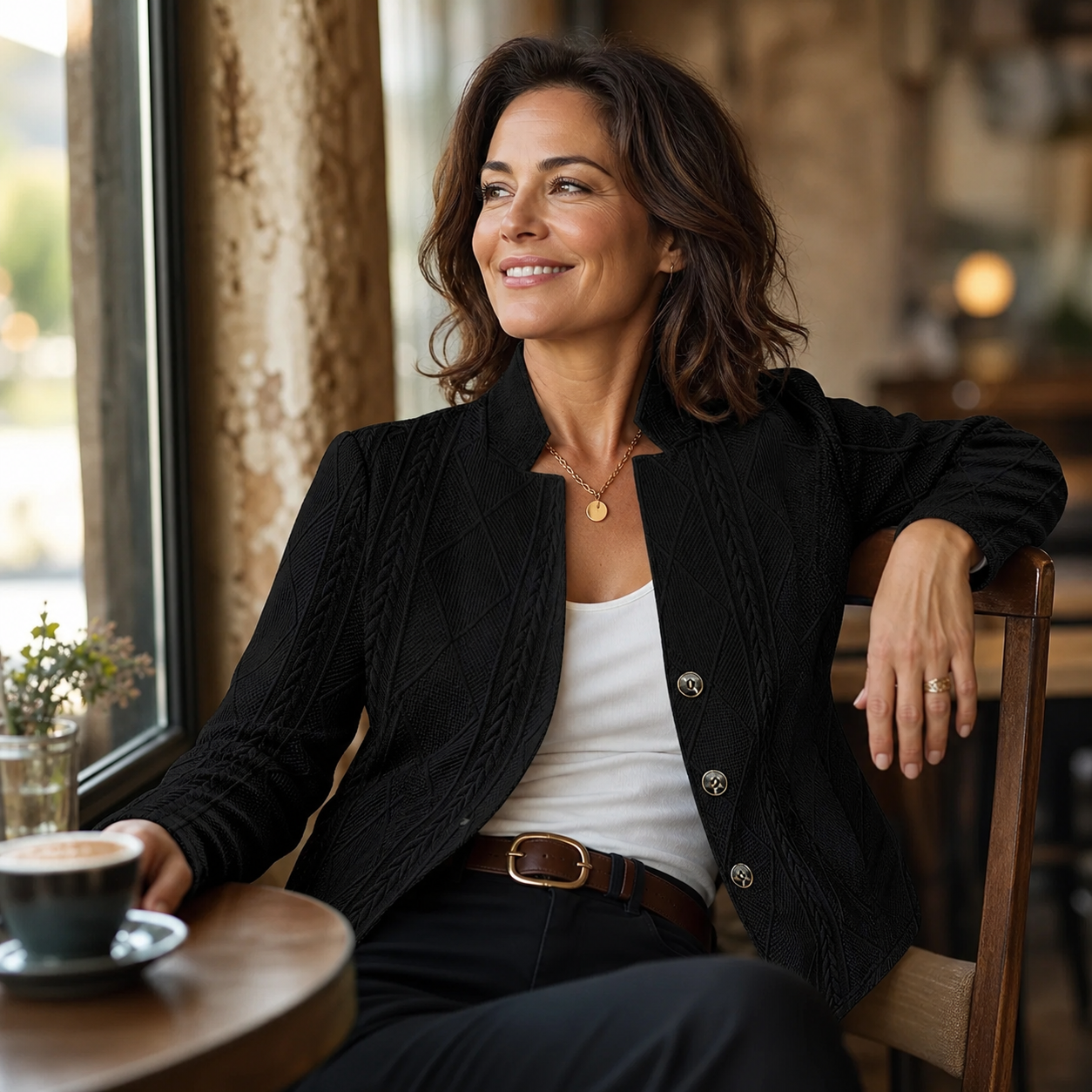 Manuela Benigni™ Blazer sartoriale da ufficio a sera