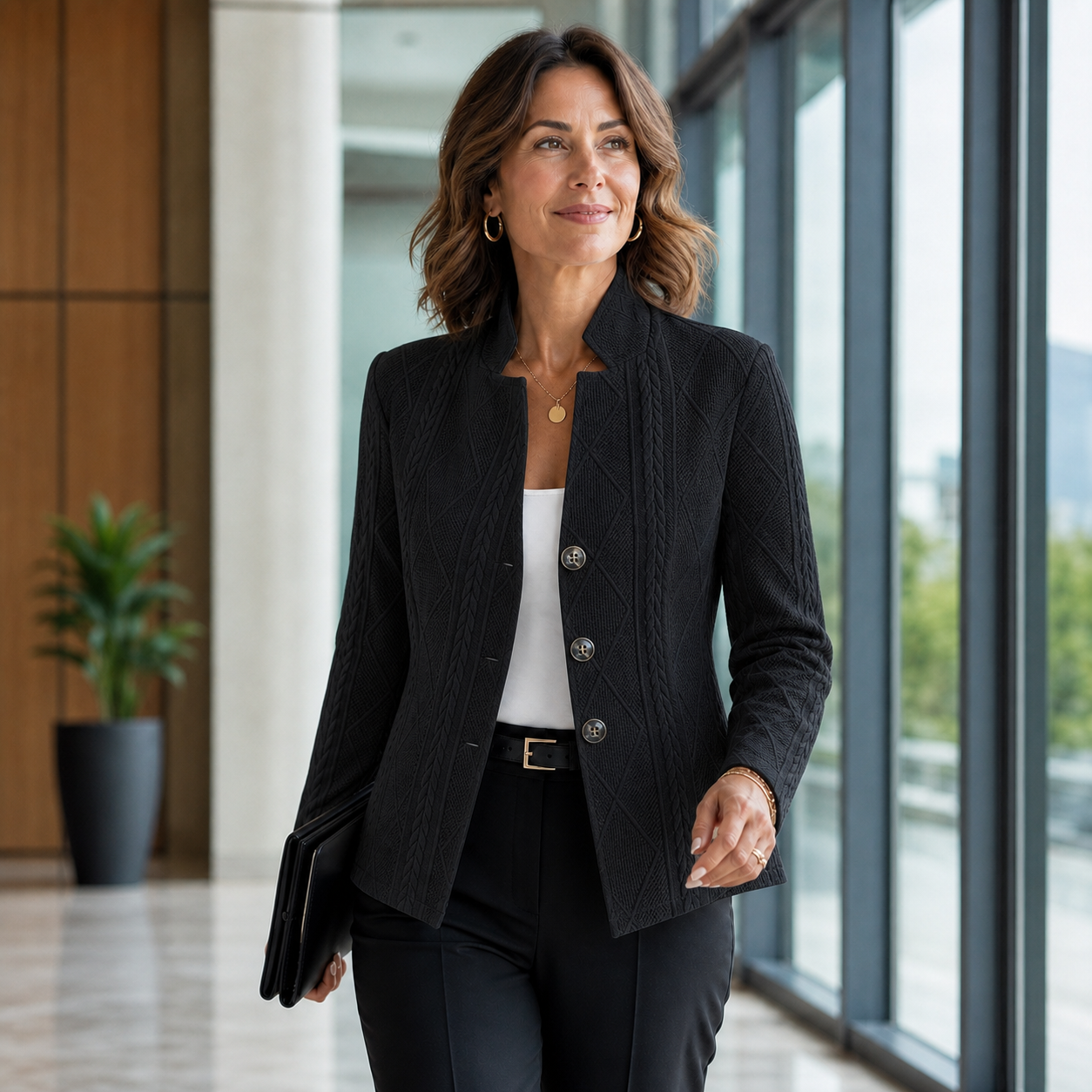 Manuela Benigni™ Blazer sartoriale da ufficio a sera