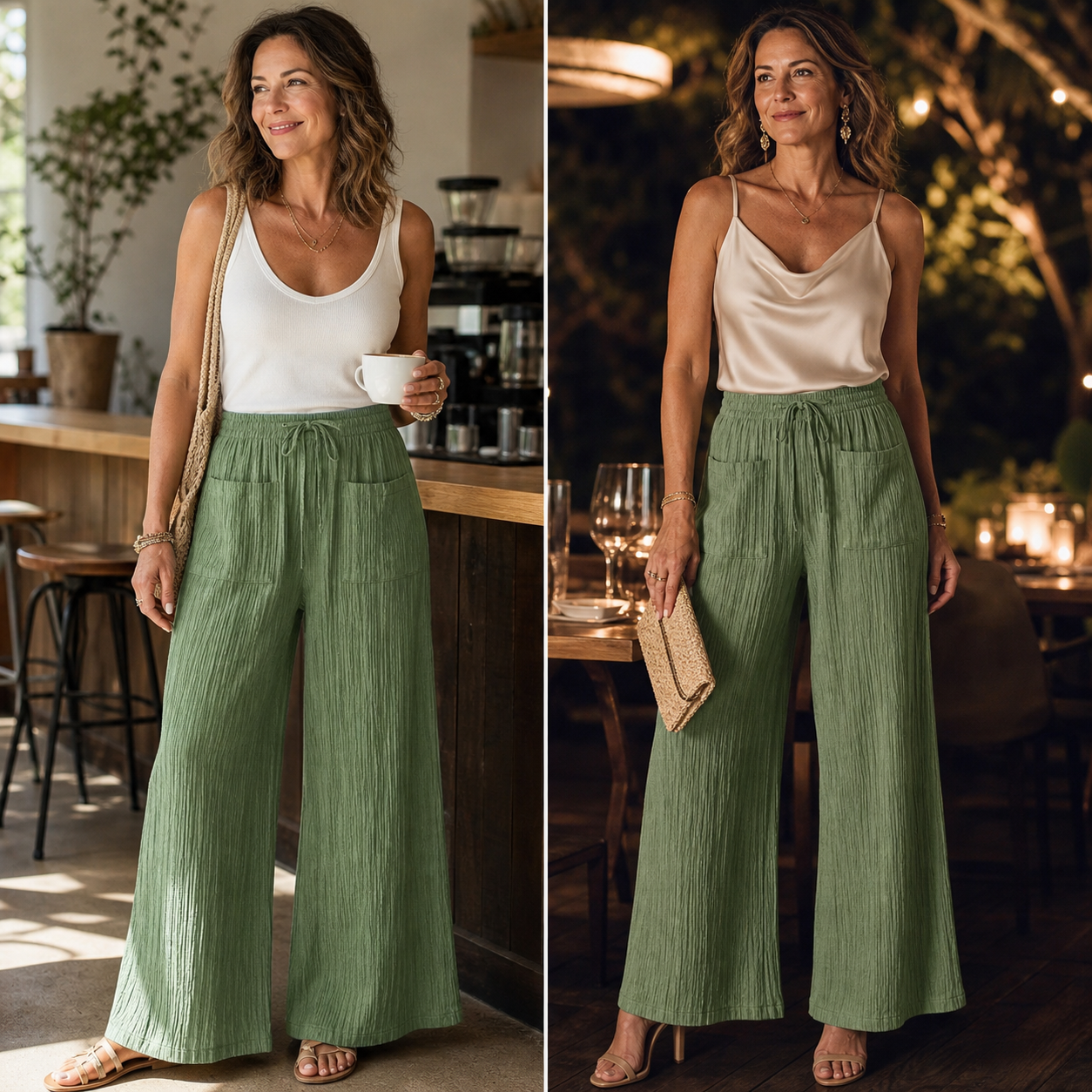 Manuela Sergiacomi™ Pantaloni versatili per il comfort quotidiano senza sforzo