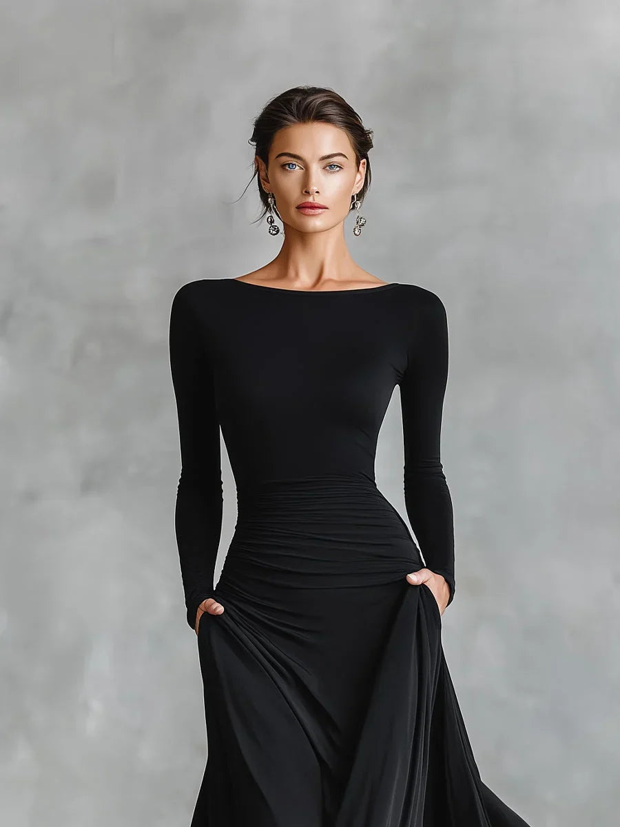 Marcella Cagnolati™ Abito elegante e fluido per occasioni formali
