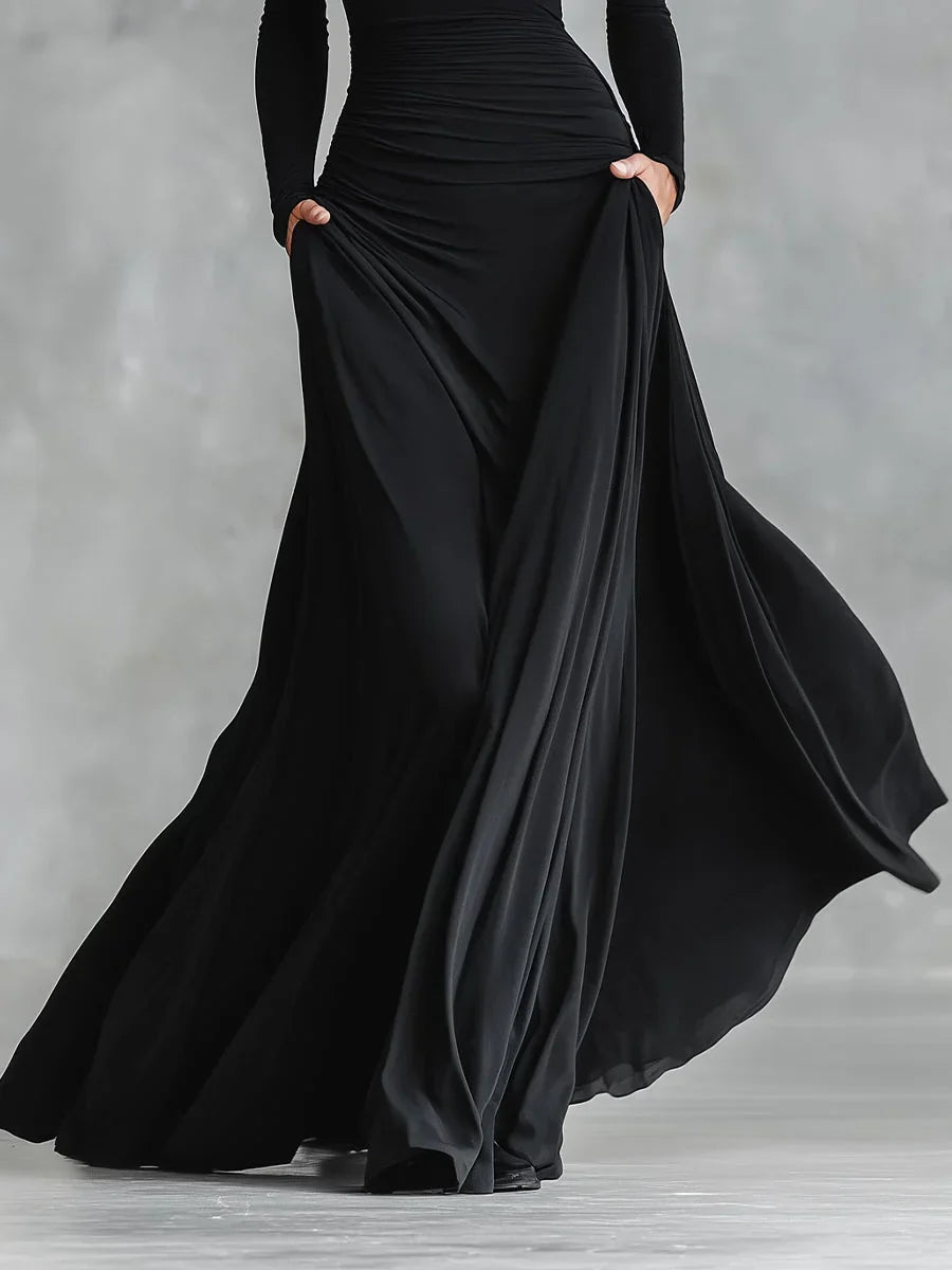 Marcella Cagnolati™ Abito elegante e fluido per occasioni formali