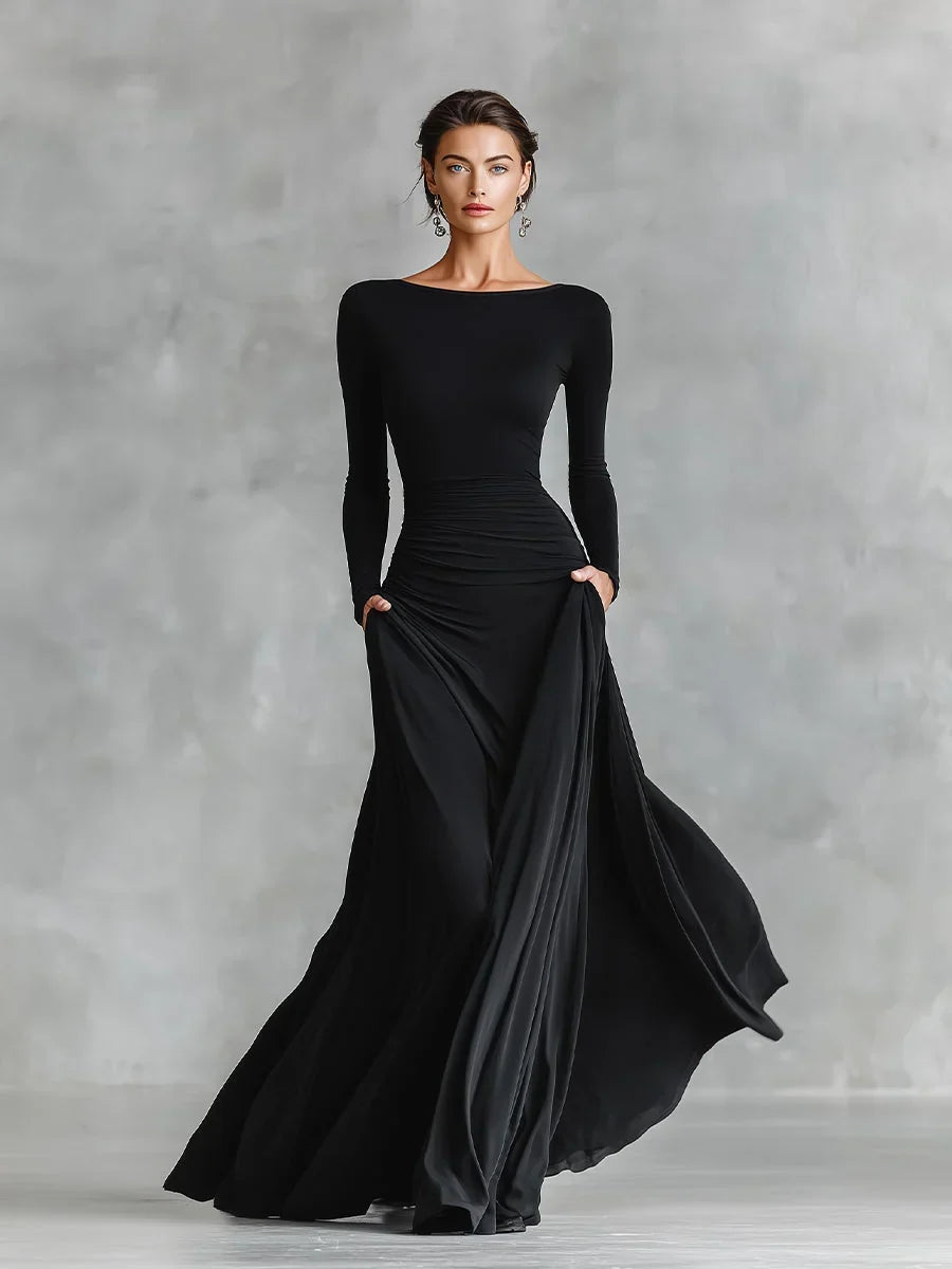 Marcella Cagnolati™ Abito elegante e fluido per occasioni formali
