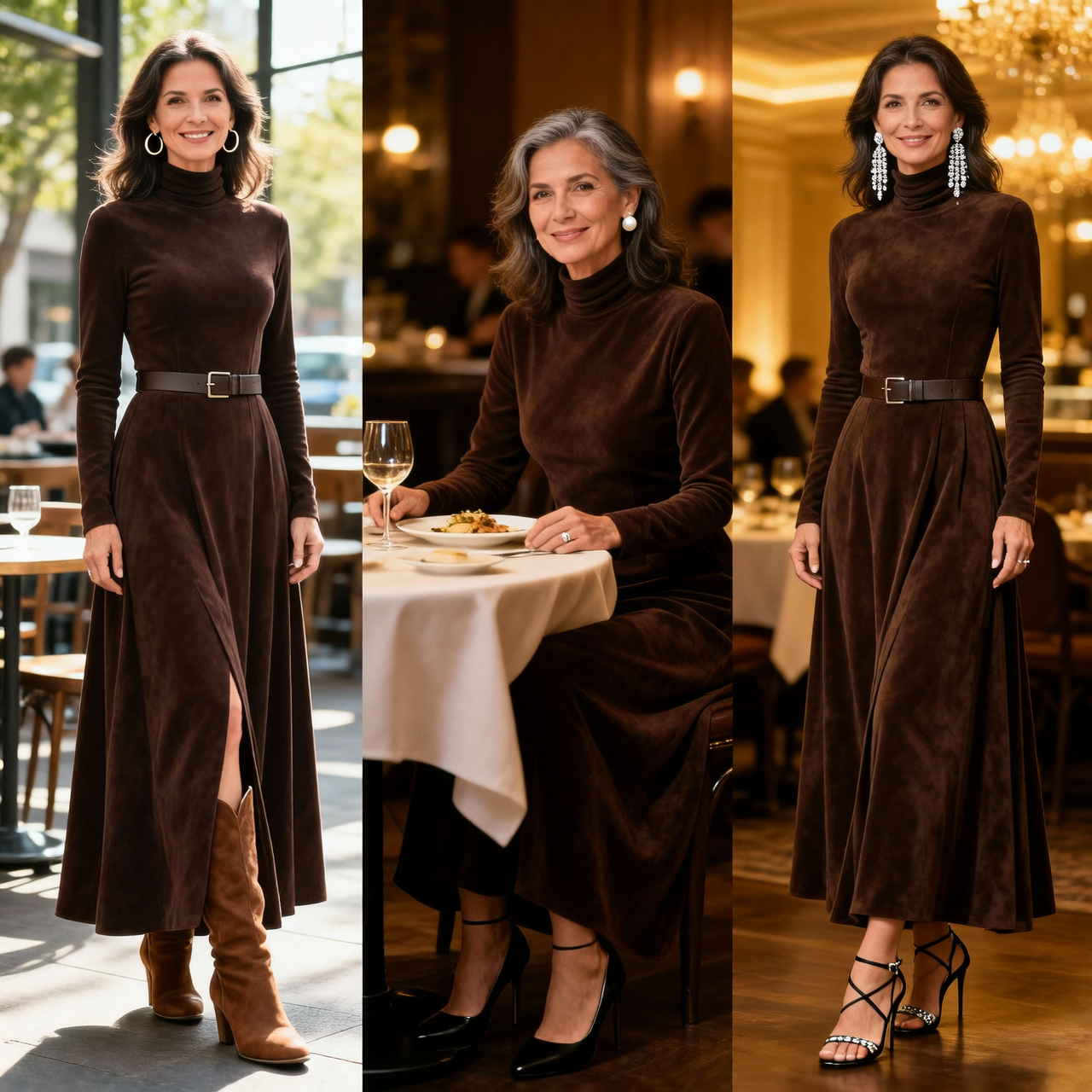 Marinucci™ Abito maxi fluido per un'eleganza senza sforzo