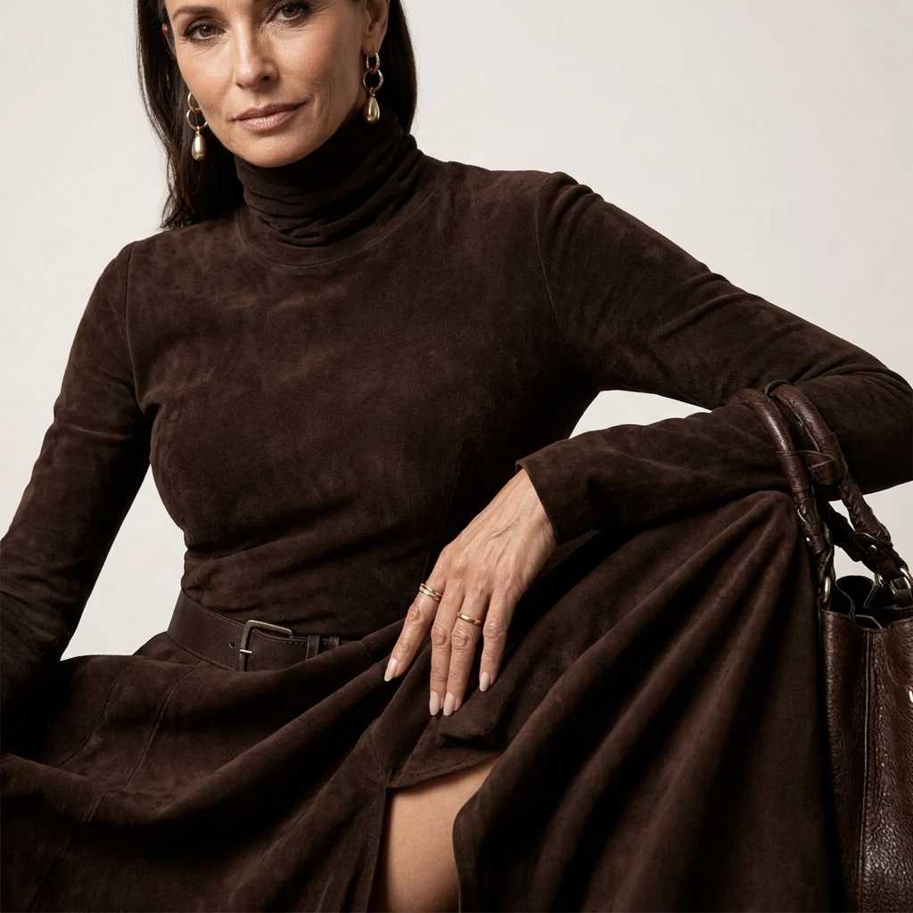 Marinucci™ Abito maxi fluido per un'eleganza senza sforzo
