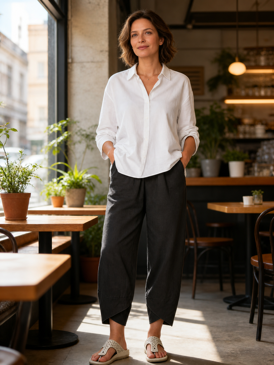 Miriam Corleone™ Pantaloni relaxed con tasche per uno stile senza sforzo