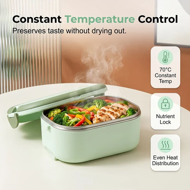 MoistHeat Pro™ Portapranzo riscaldante portatile per pasti caldi