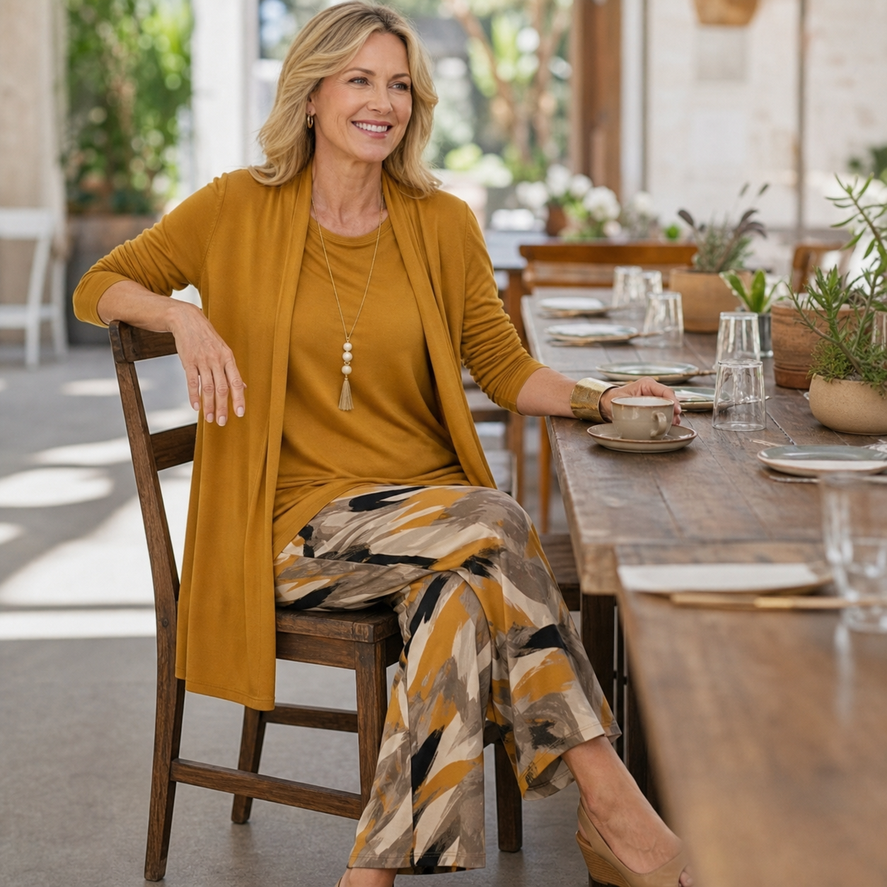 Nadia Andreotti™ Completo coordinato tre pezzi per un'eleganza senza sforzo