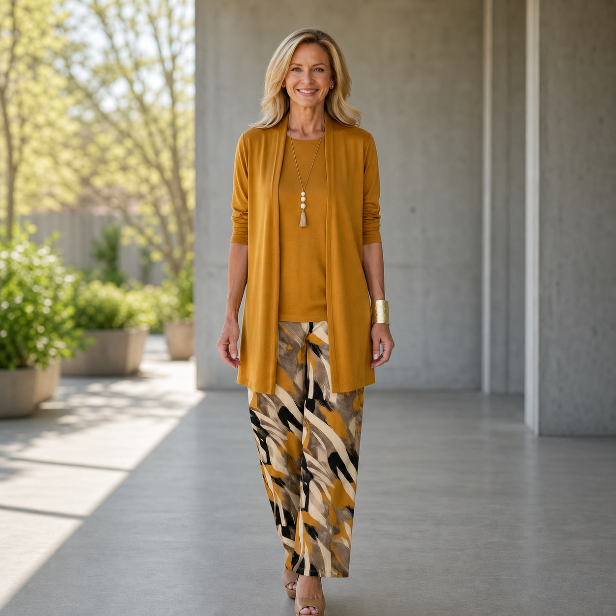 Nadia Andreotti™ Completo coordinato tre pezzi per un'eleganza senza sforzo