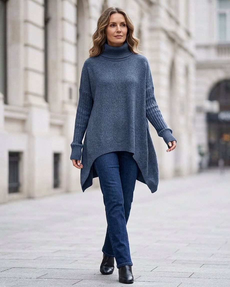 Nadia Antinori™ Morbido maglione a collo alto per un'eleganza avvolgente