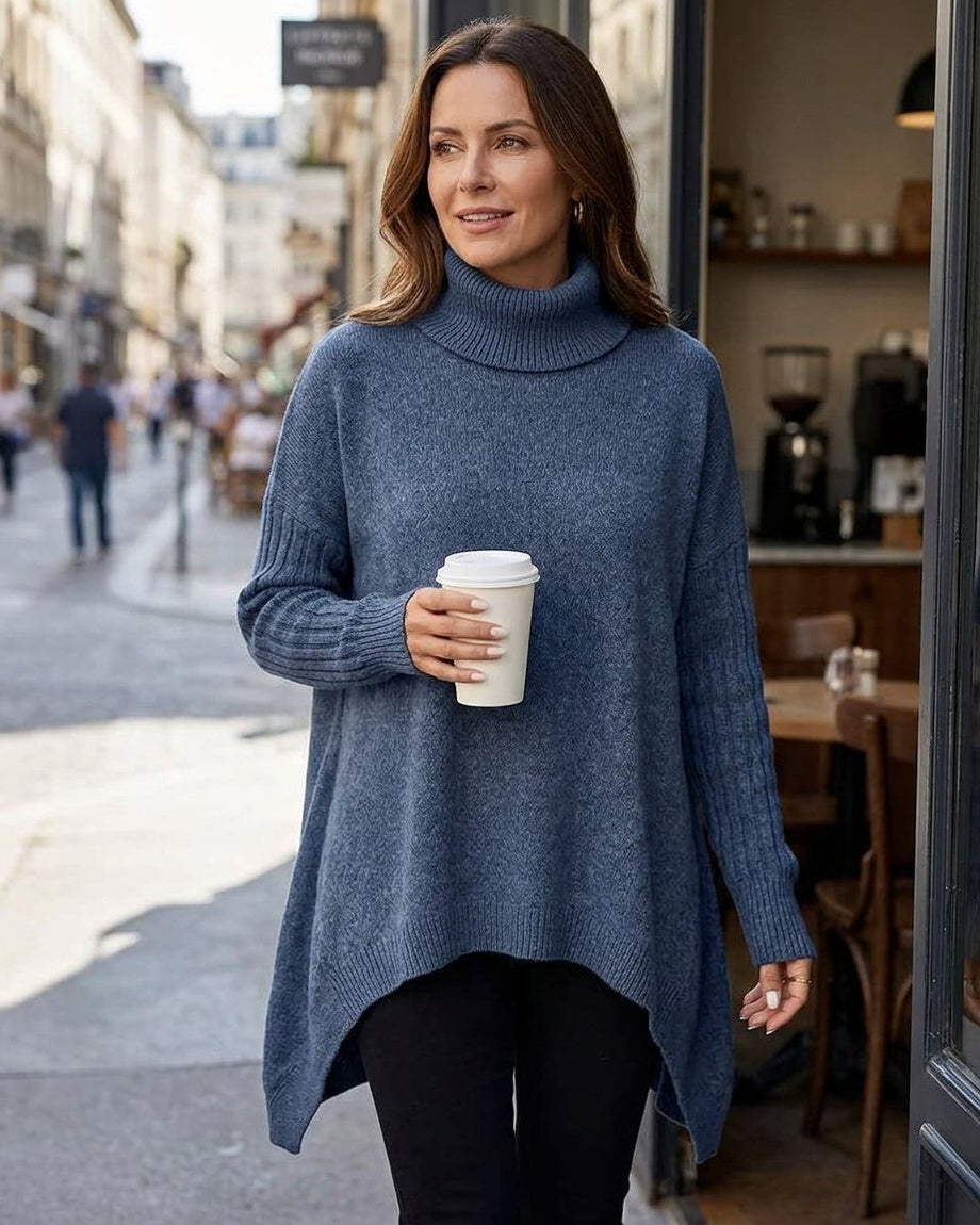 Nadia Antinori™ Morbido maglione a collo alto per un'eleganza avvolgente