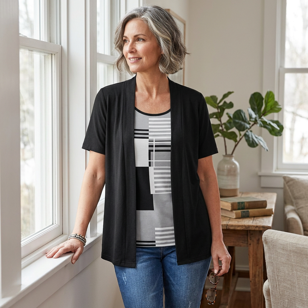 Natalia Bentivoglio™ Blusa color block per uno stile senza sforzo