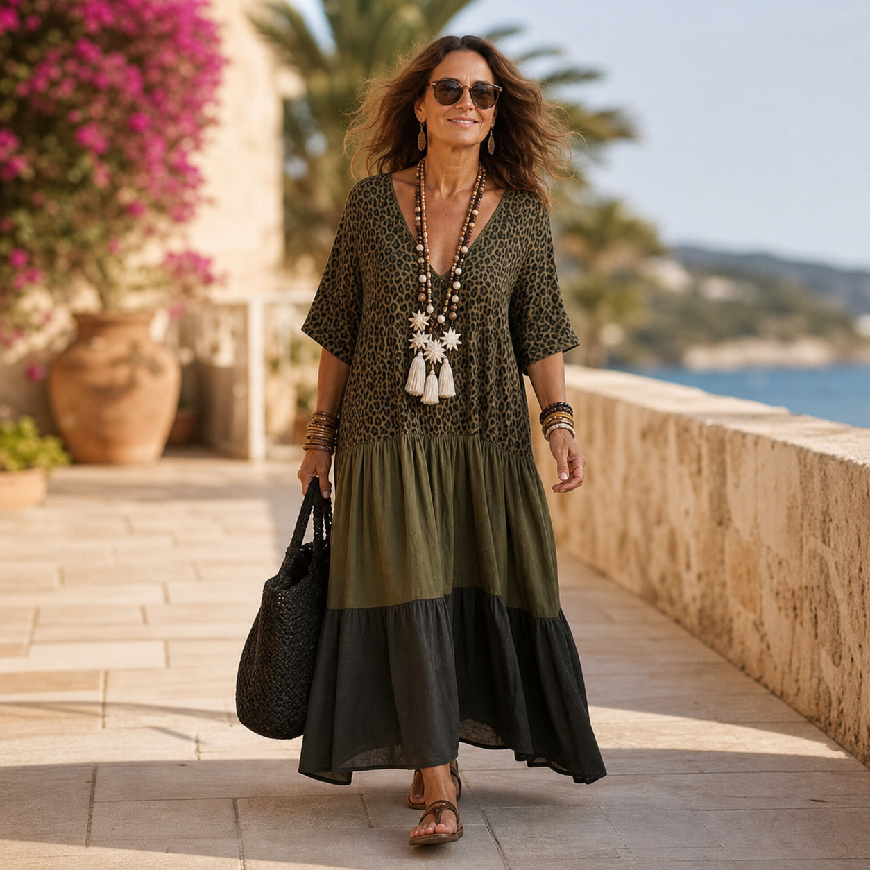Natalia Severi™ Vestito da vacanza traspirante per uno stile senza sforzo
