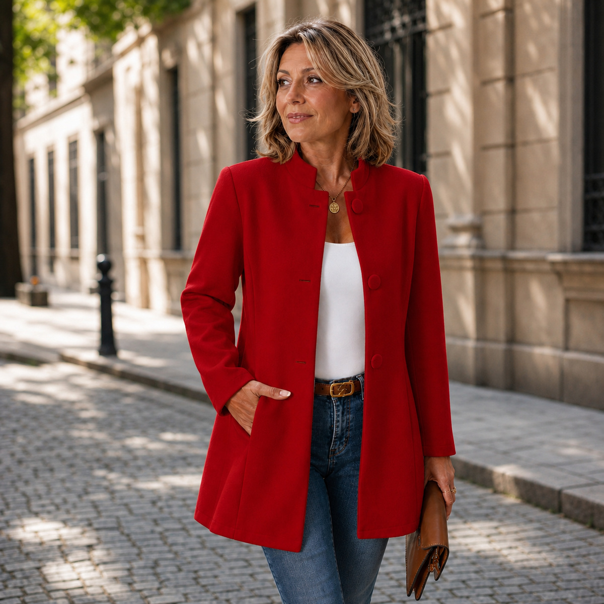 Nora Bocchi™ Blazer sartoriale versatile per lavoro e weekend