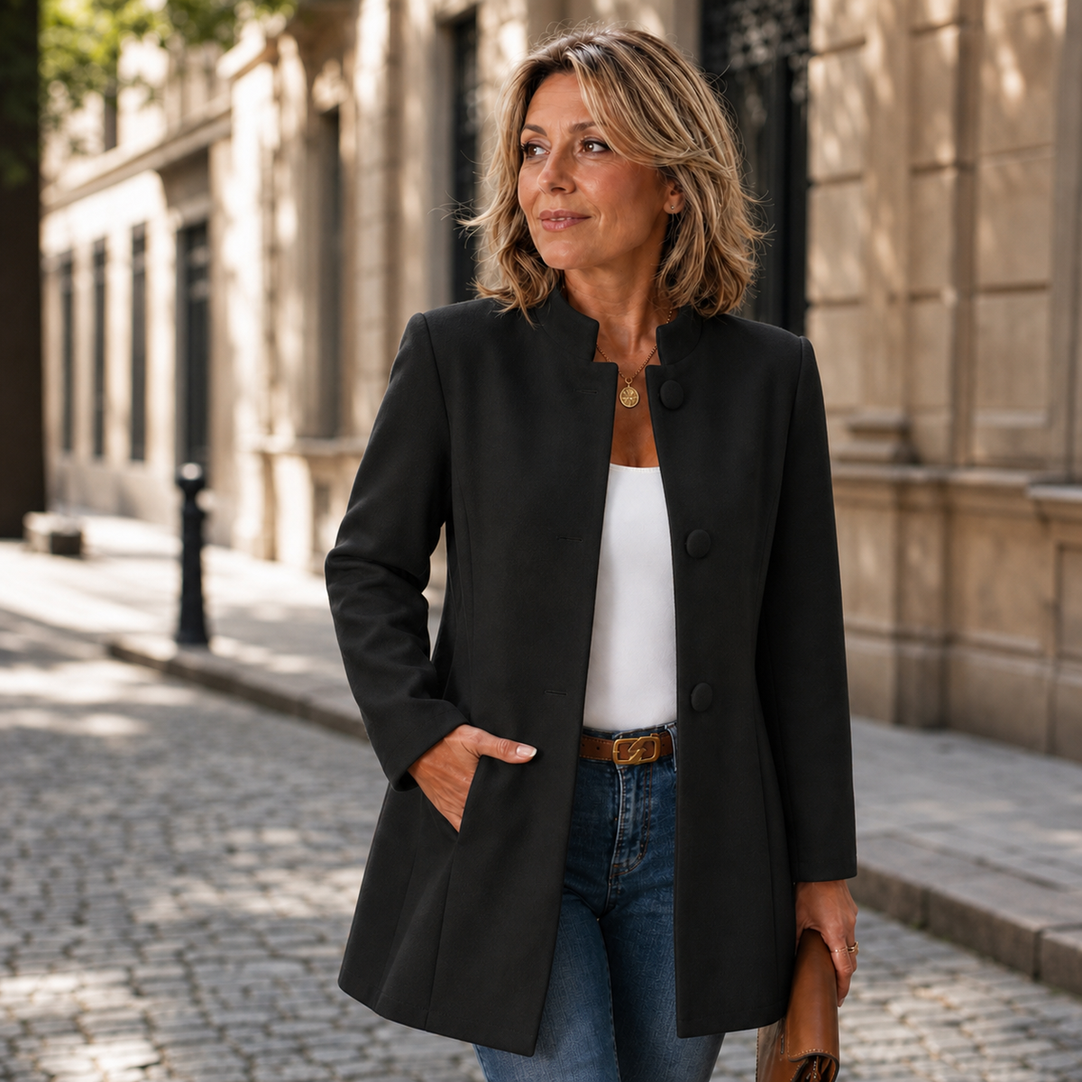 Nora Bocchi™ Blazer sartoriale versatile per lavoro e weekend