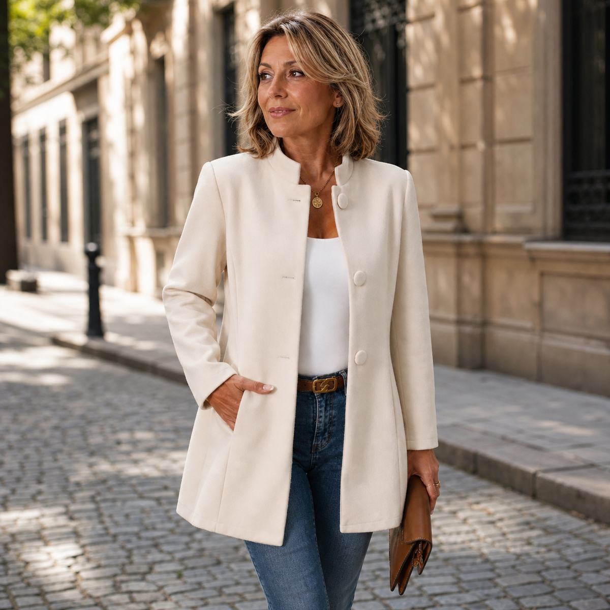 Nora Bocchi™ Blazer sartoriale versatile per lavoro e weekend