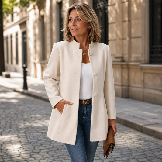 Nora Bocchi™ Blazer sartoriale versatile per lavoro e weekend