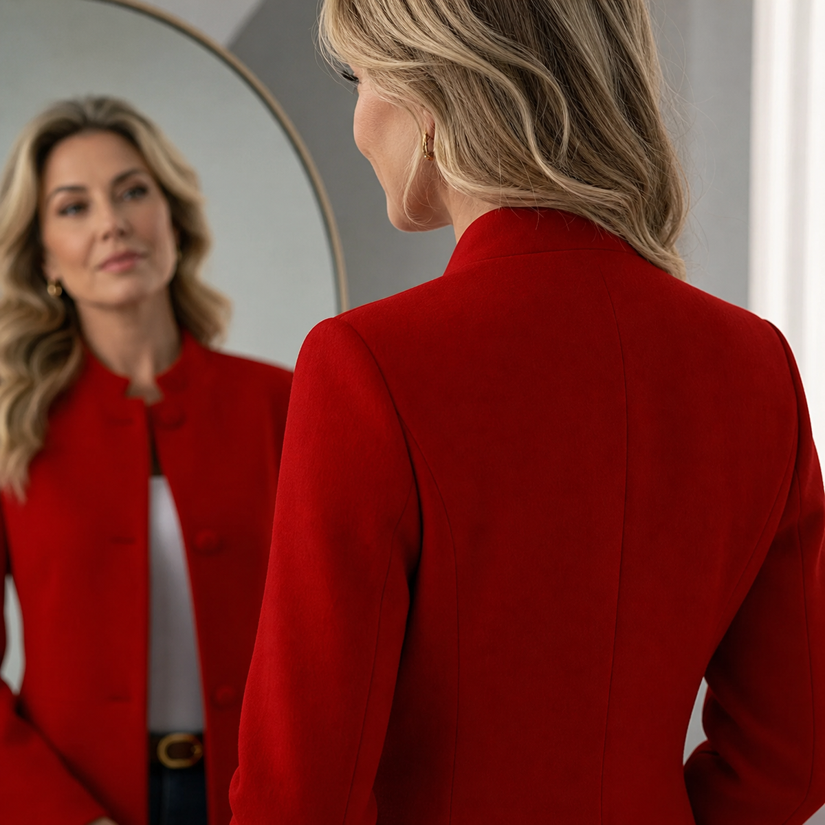 Nora Bocchi™ Blazer sartoriale versatile per lavoro e weekend