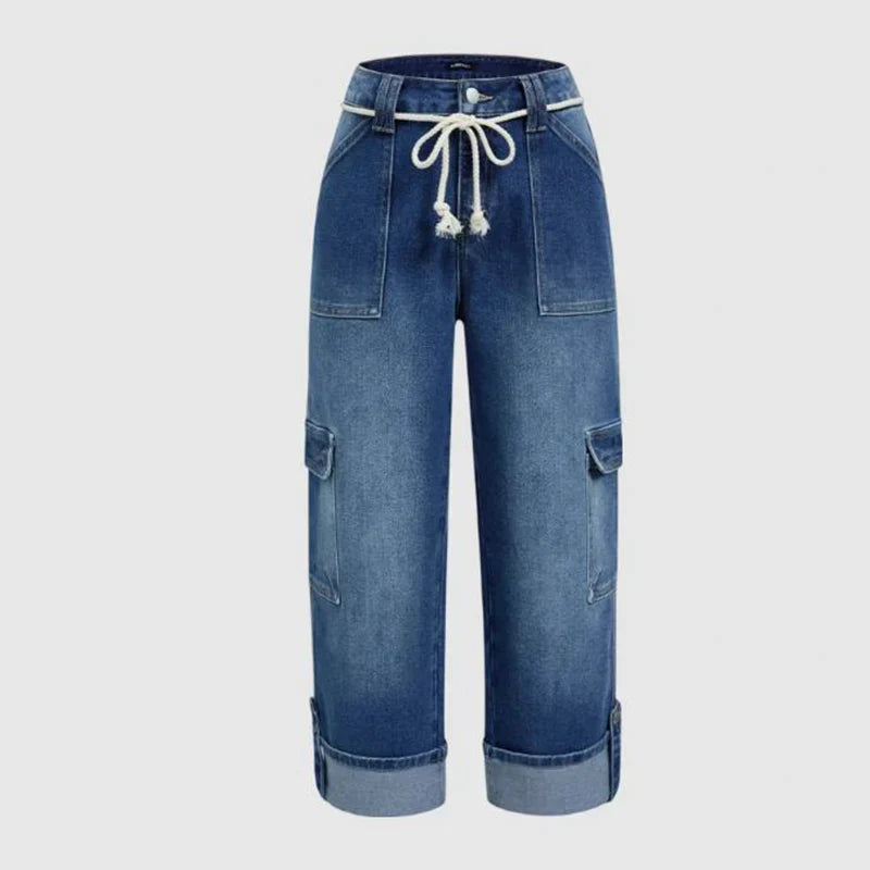 Novella Trecastelli™ Pantaloni cargo a gamba larga per il comfort quotidiano