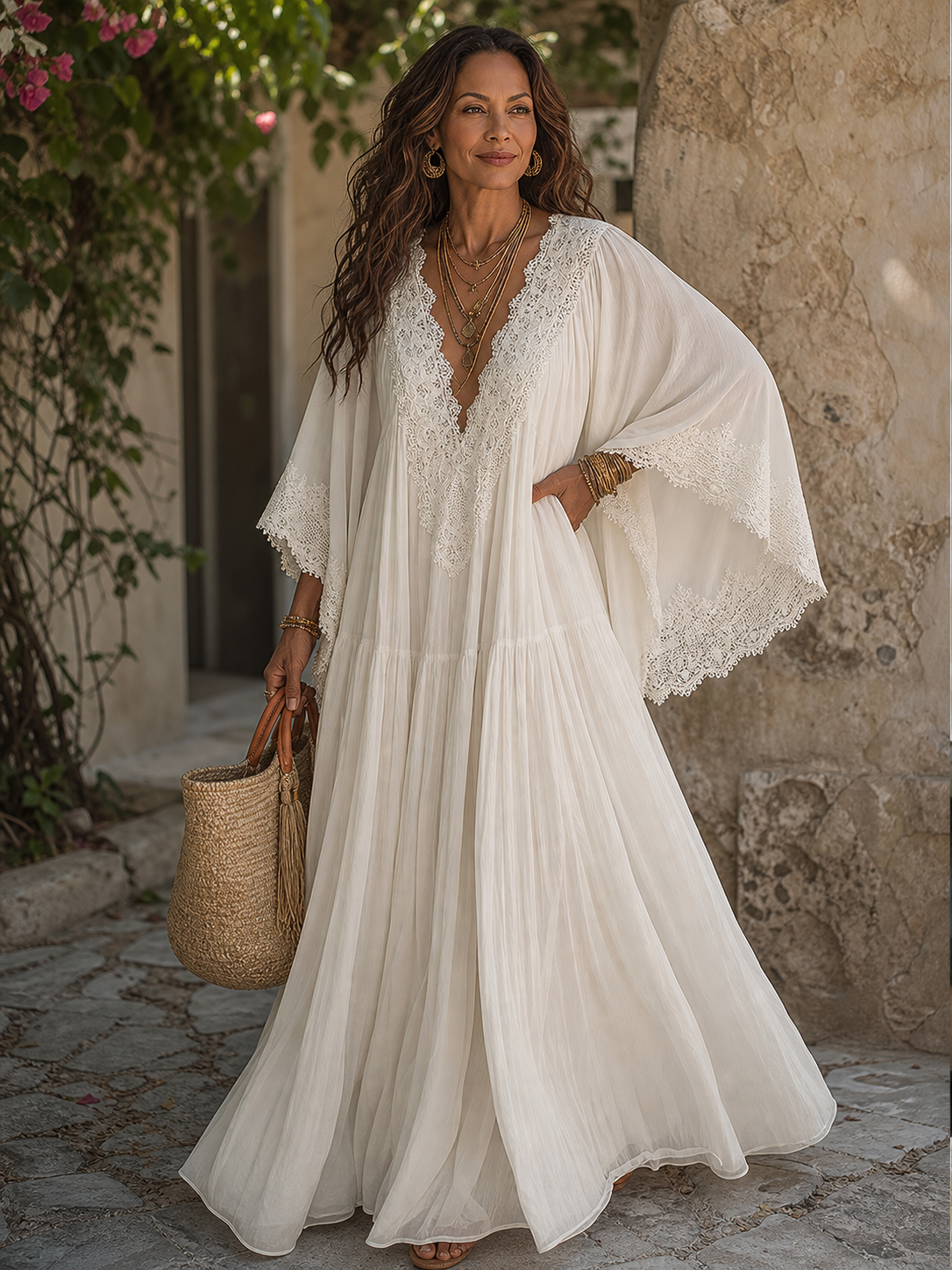 Nunzia Trombino™ Vestito estivo traspirante per uno stile senza sforzo