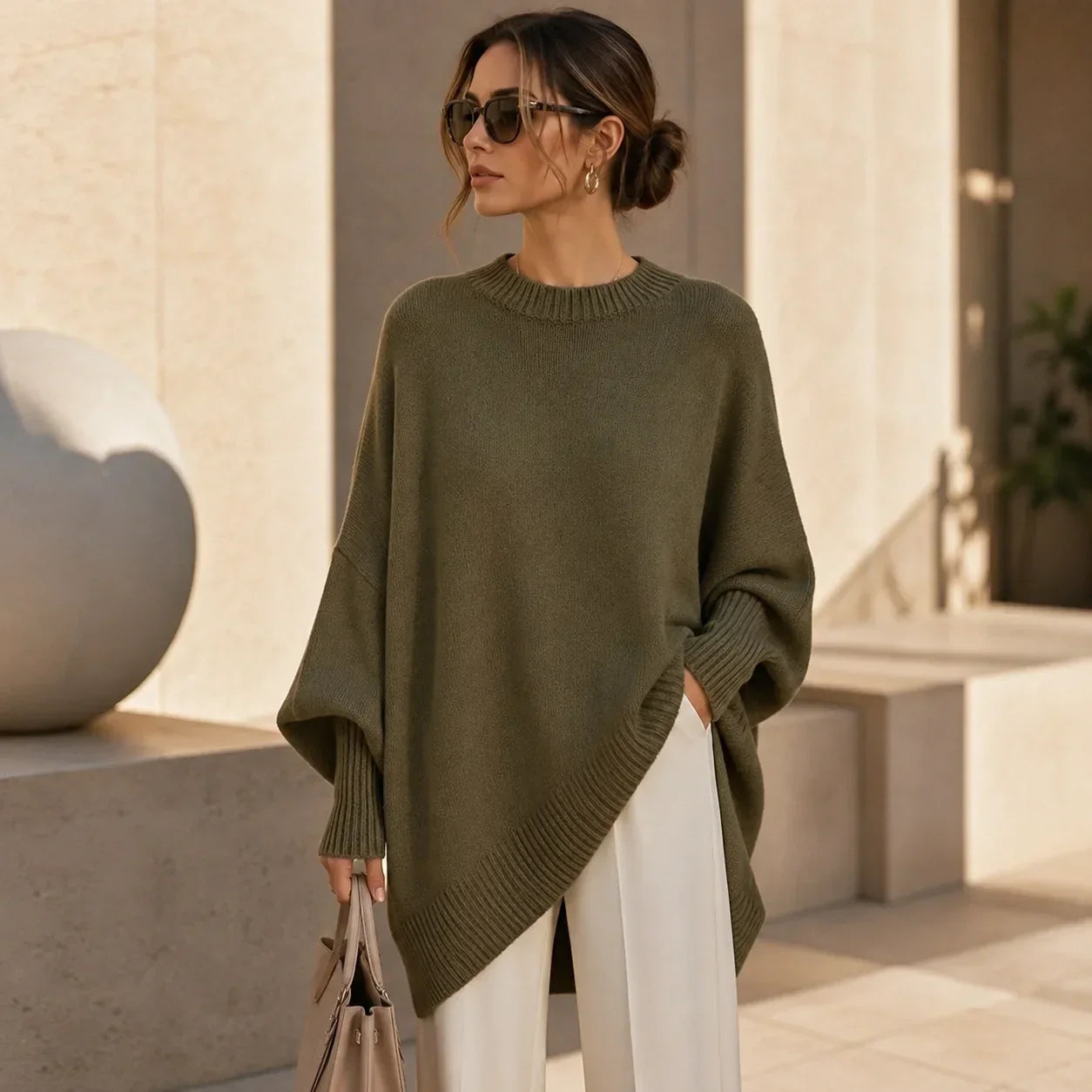 Olga Angelini™ Pullover morbido per layering senza sforzo