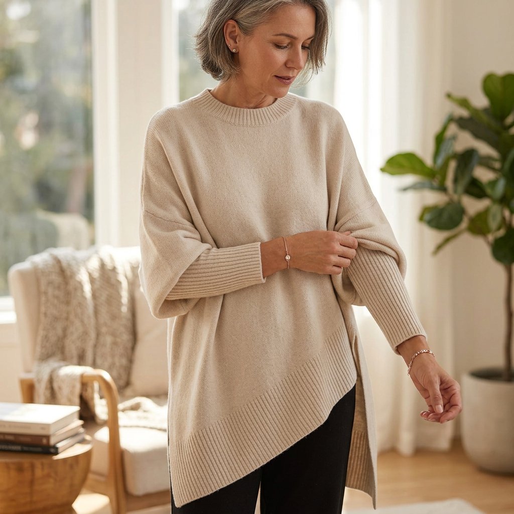 Olga Angelini™ Pullover morbido per layering senza sforzo