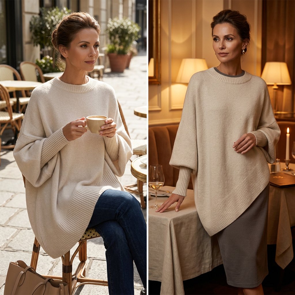 Olga Angelini™ Pullover morbido per layering senza sforzo
