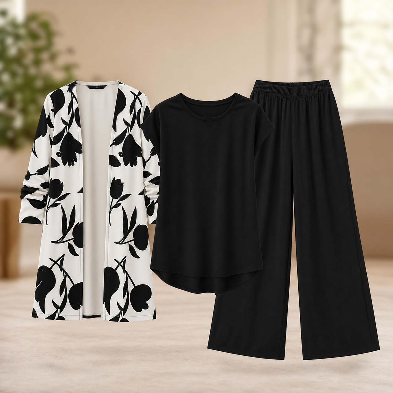 Ornella Crispino™ Set coordinato 3 pezzi versatile per ogni giorno