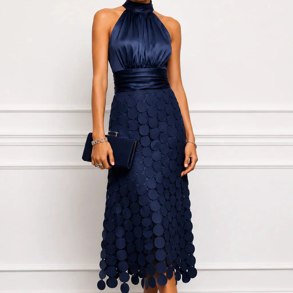 Orsola Truffi™ Abito midi all'americana per un'eleganza senza sforzo
