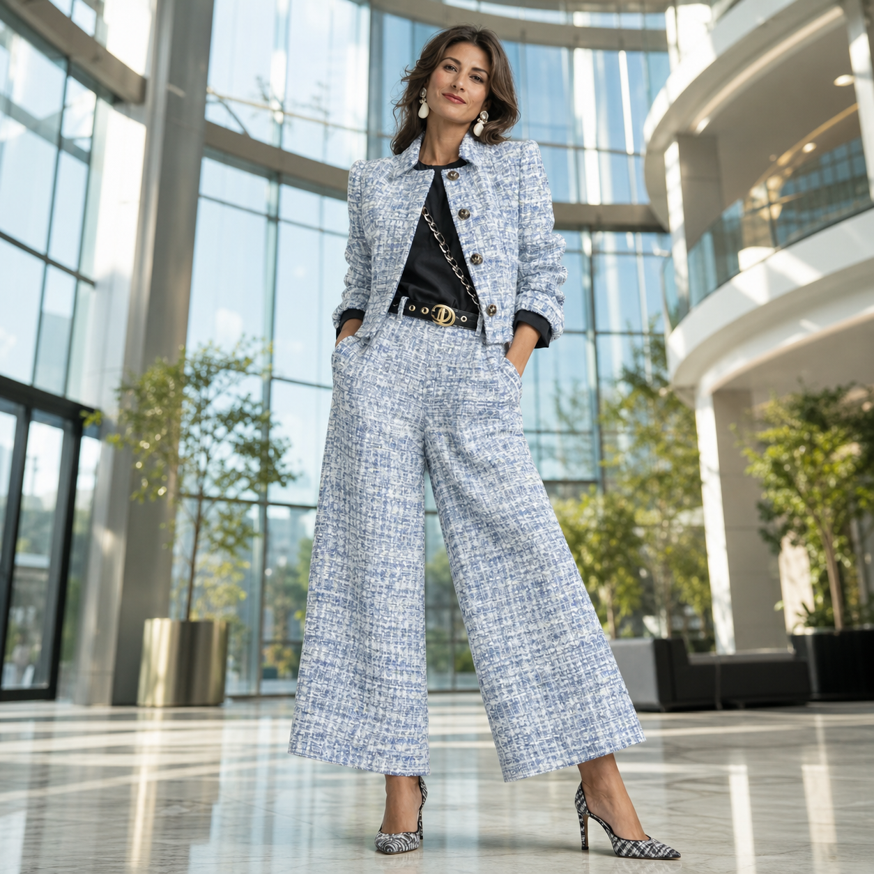 Paola Antinori™ Completo blazer e pantaloni dall'eleganza senza sforzo