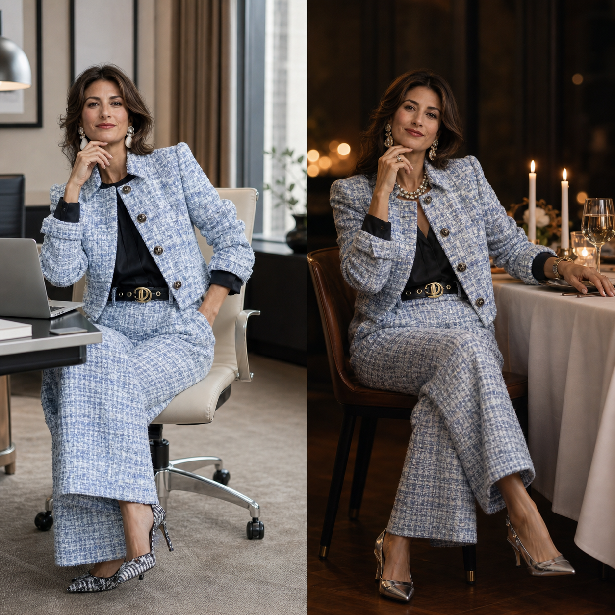 Paola Antinori™ Completo blazer e pantaloni dall'eleganza senza sforzo