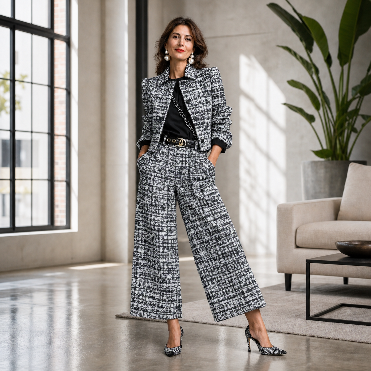 Paola Antinori™ Completo blazer e pantaloni dall'eleganza senza sforzo