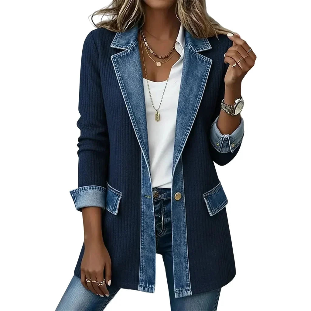 Patrizia Bergonzi™ Cappotto a coste versatile per ogni occasione