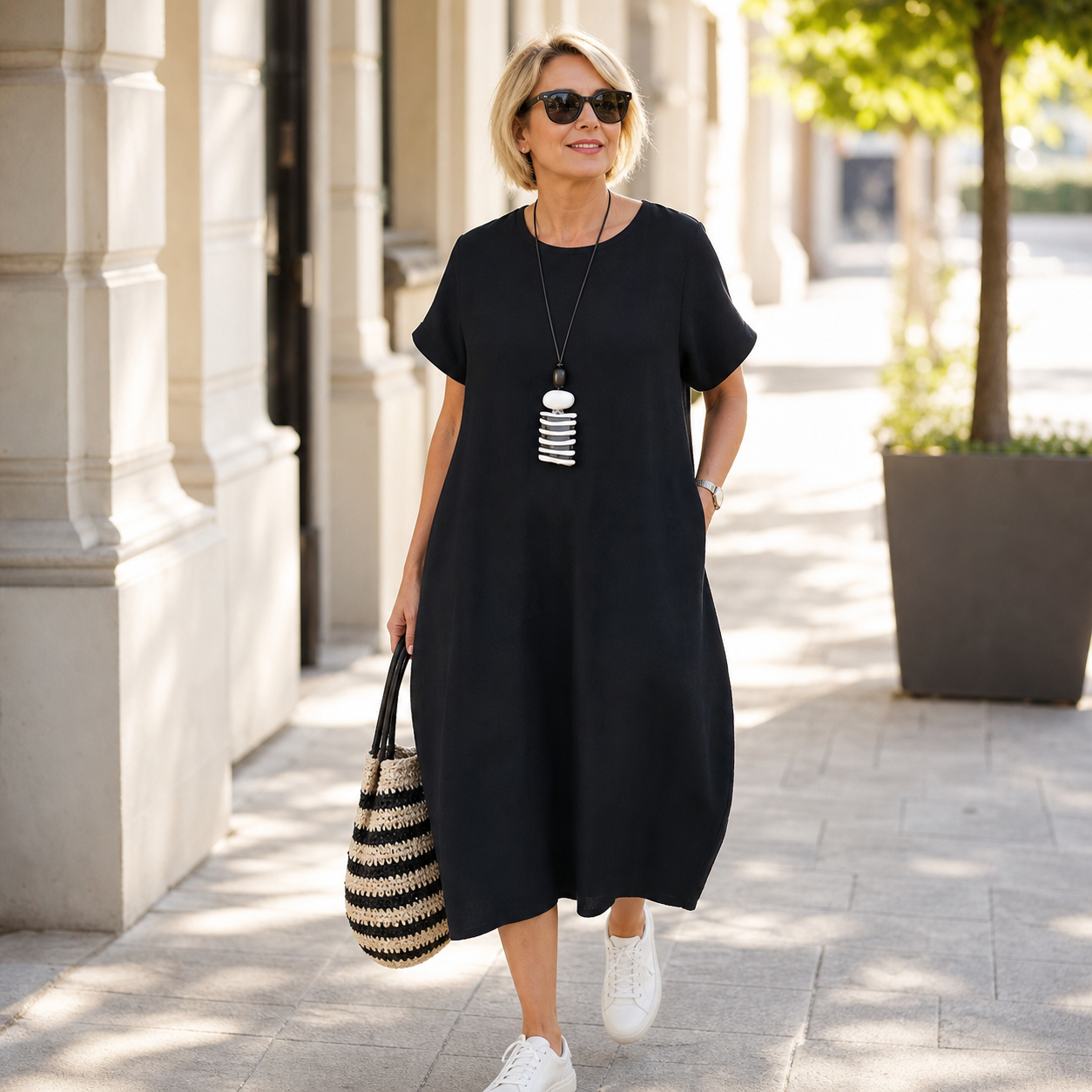 Patrizia Procopio™ Abito midi elegante per un comfort tutto il giorno