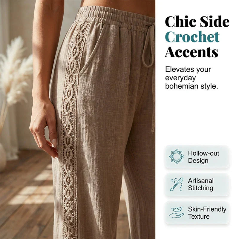 Placidia Tassoni™ Pantaloni dritti comodi per uscite casual