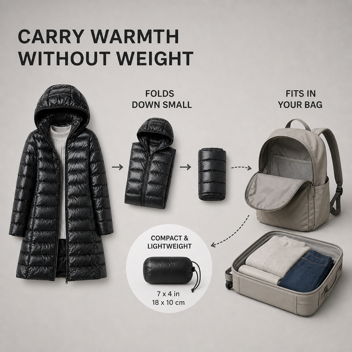 Plumessa™ Piumino leggero per un calore senza sforzo